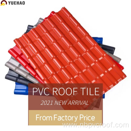 sound proof chinese roofing material pvc roofing sheet